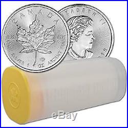 TUBE Maple Leaf 25 x 2011 Canadian 1 oz Silver Bullion Coin Brand new uncirc